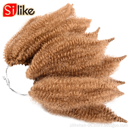 xuchang supplier senegalese twist hair Bulk afro kinky curl braids marley Jumbo crochet synthetic braiding hair